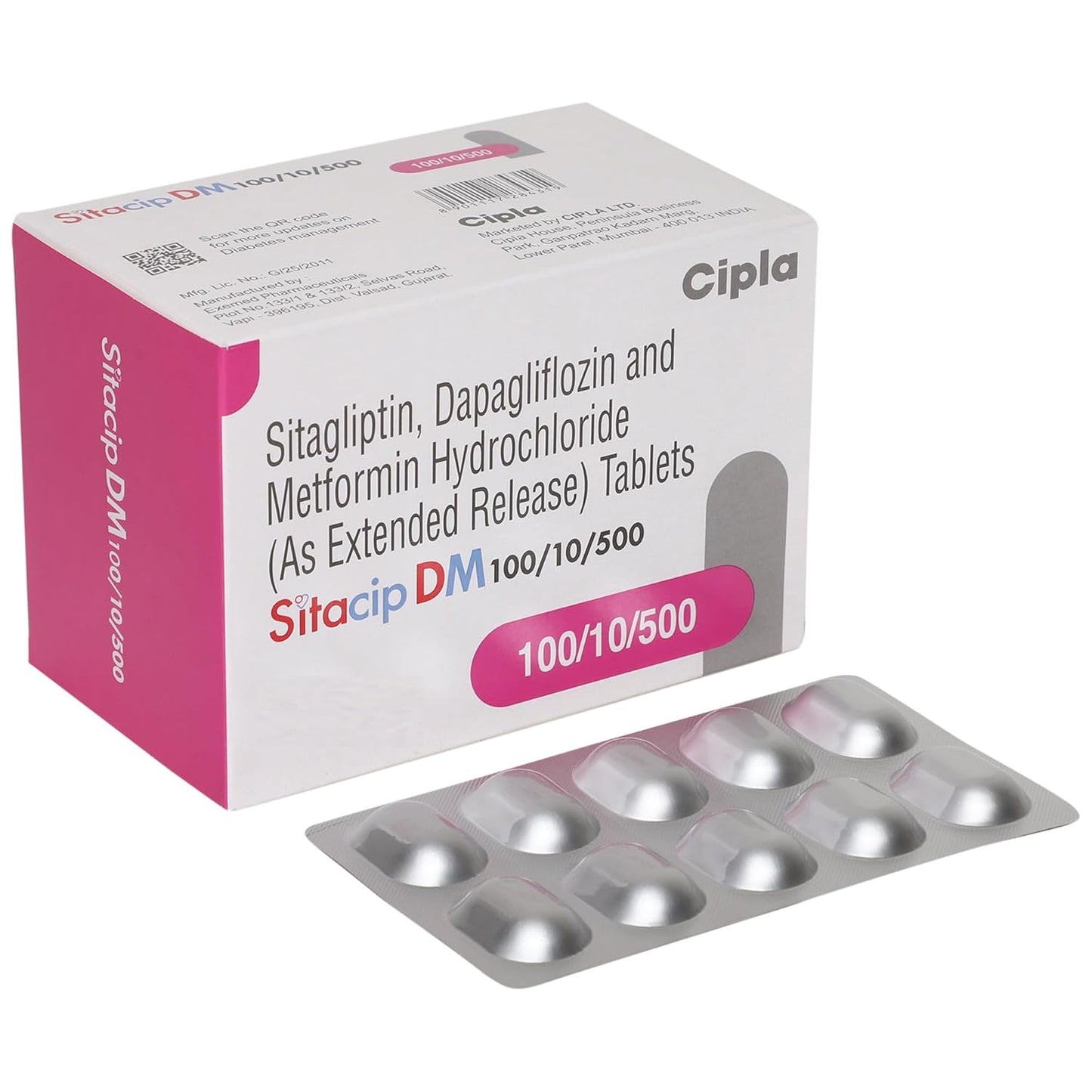 Sitacip DM - Strip of 10 Tablets