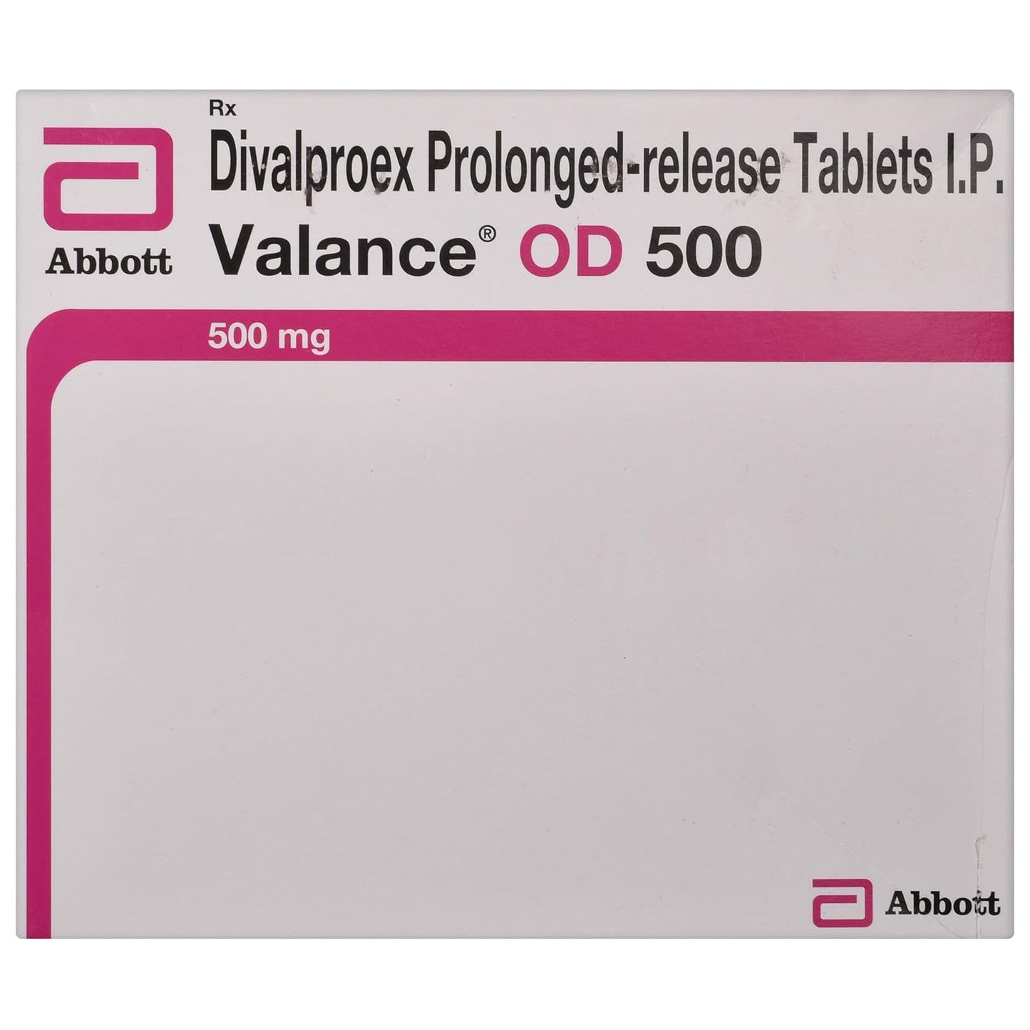 Valance OD 500 - Strip of 15 Tablets