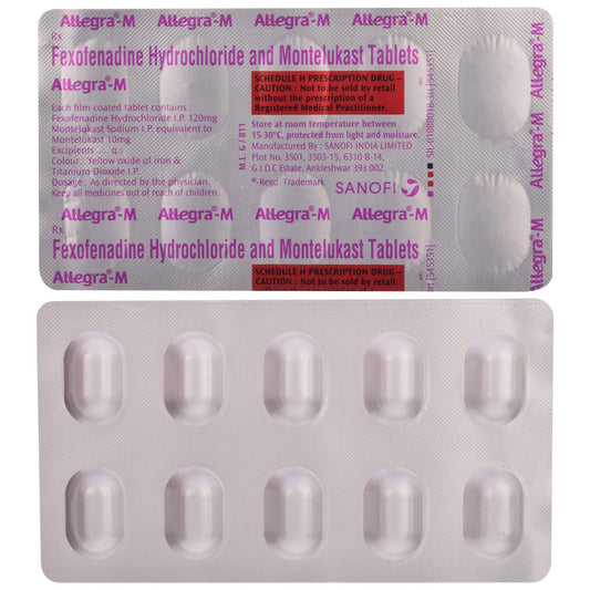 Allegra-M - Strip of 10 Tablets