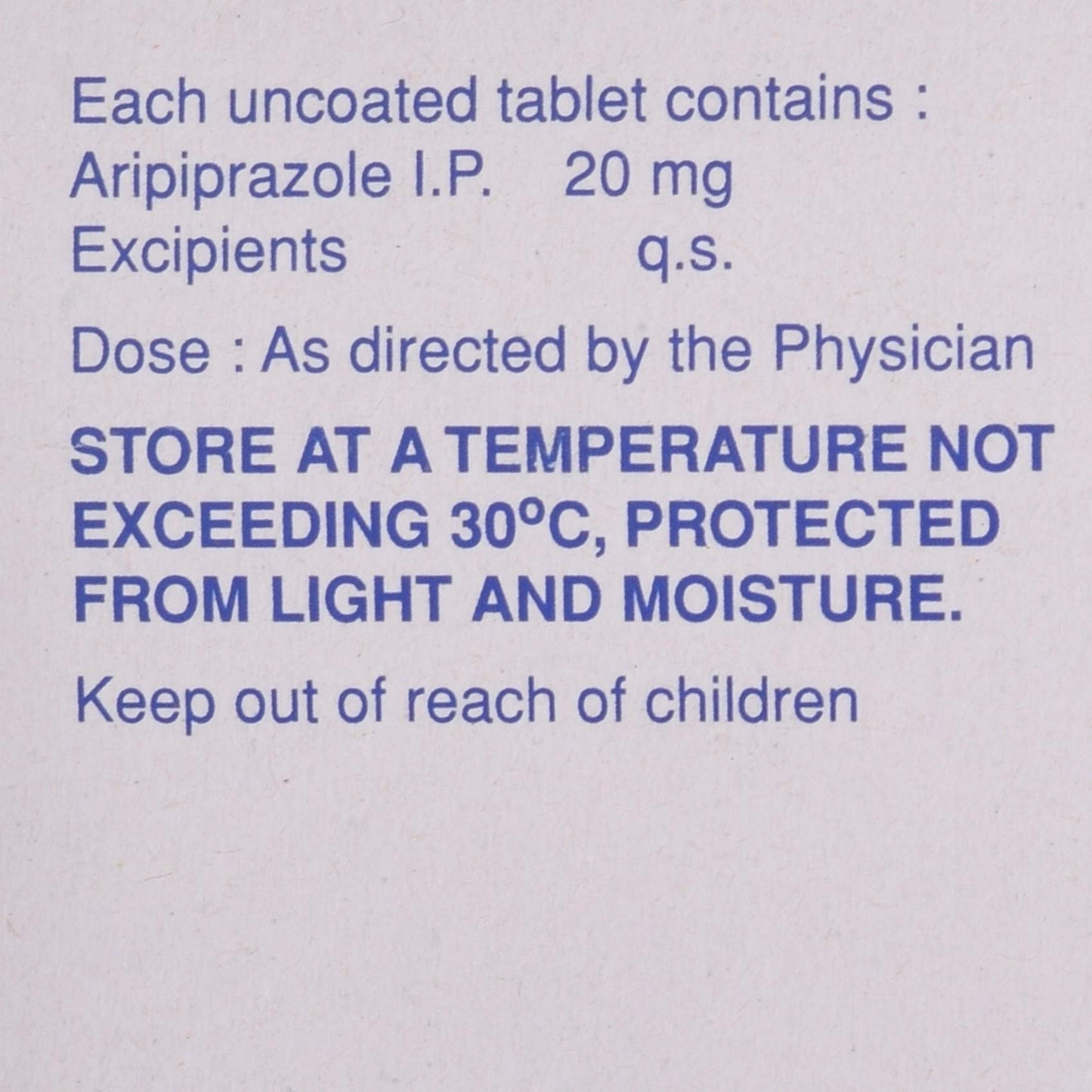 Arip MT 20 - Strip of 15 Tablets