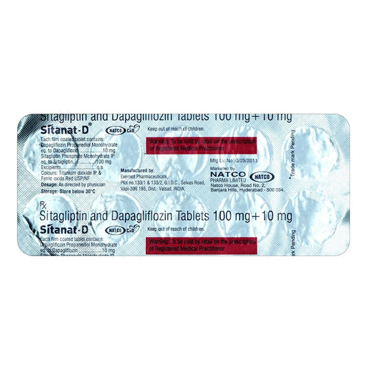 Sitanat-D 10/100 -Strip of 10 Tablets