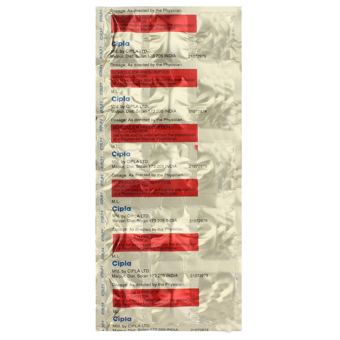 Atorlip- F - Strip of 15 Tablets