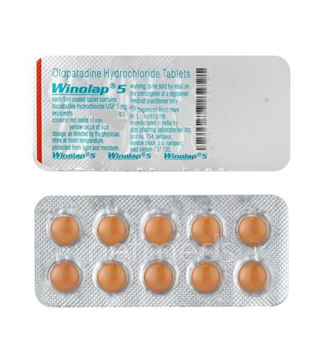 Winolap 5mg - Strip of 10 Tablets