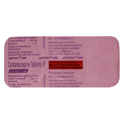 Zeptol 100 - Strip of 10 Tablets