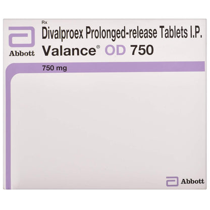 Valance OD 750 - Strip of 15 Tablets