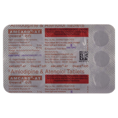 Amcard-AT - Strip of 15 Tablets