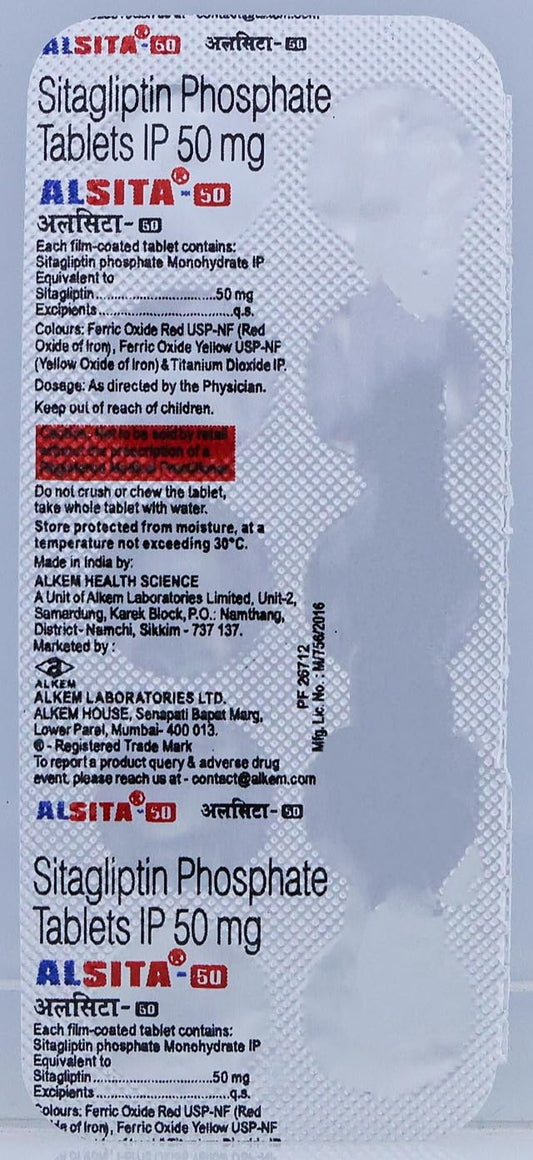 Alsita-50 - Strip of 10 Tablets