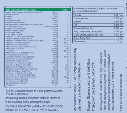 Axovit 4G - Strip of 10 Capsules