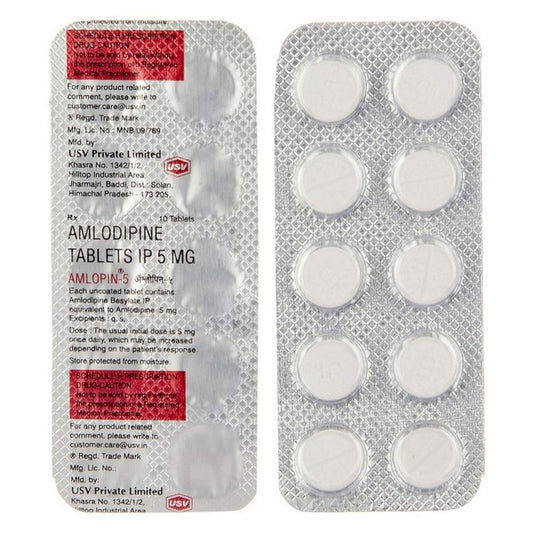 Amlopin-5 - Strip of 10 Tablets