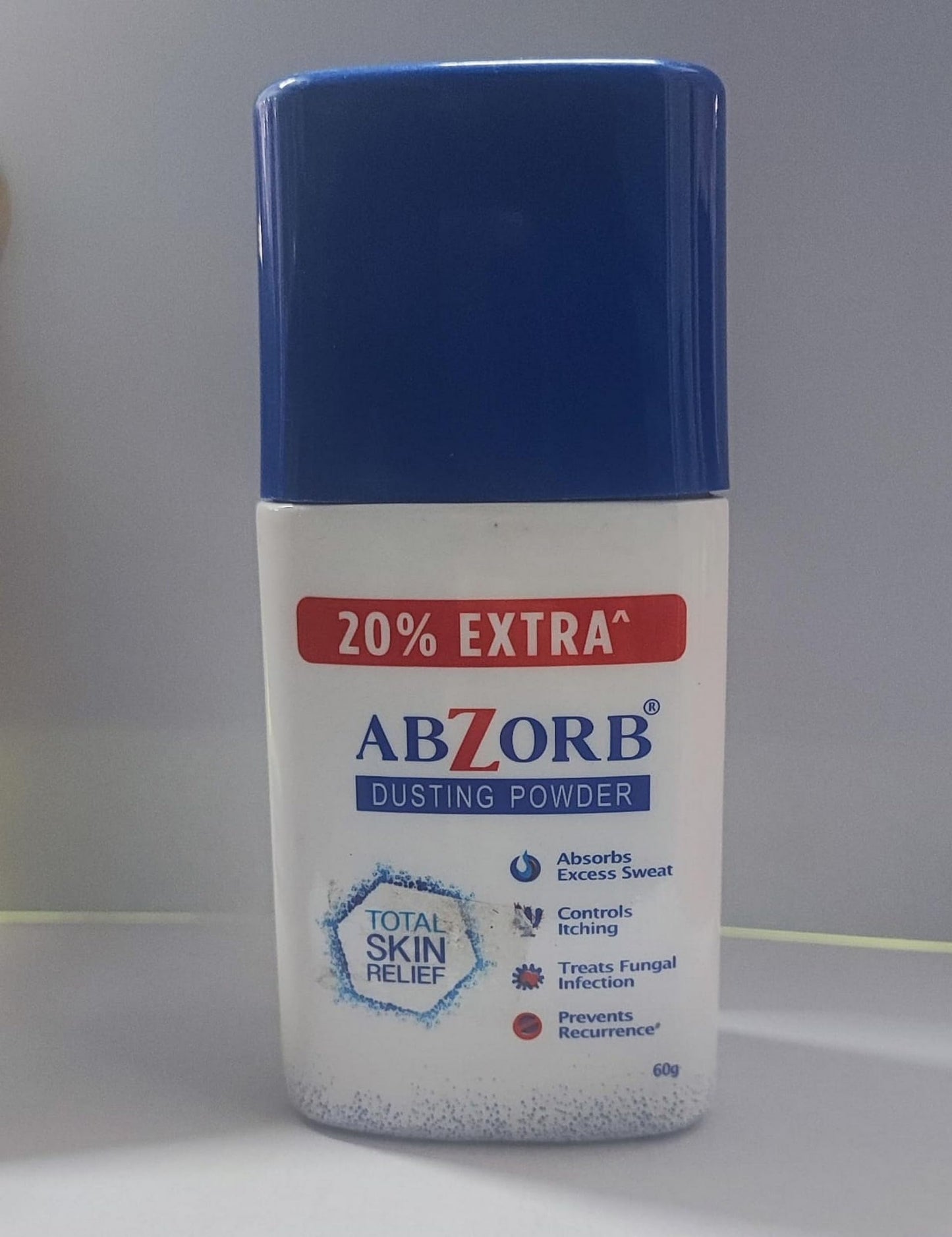 Abzorb - Bottle of 60gm Anti Fungal Powder