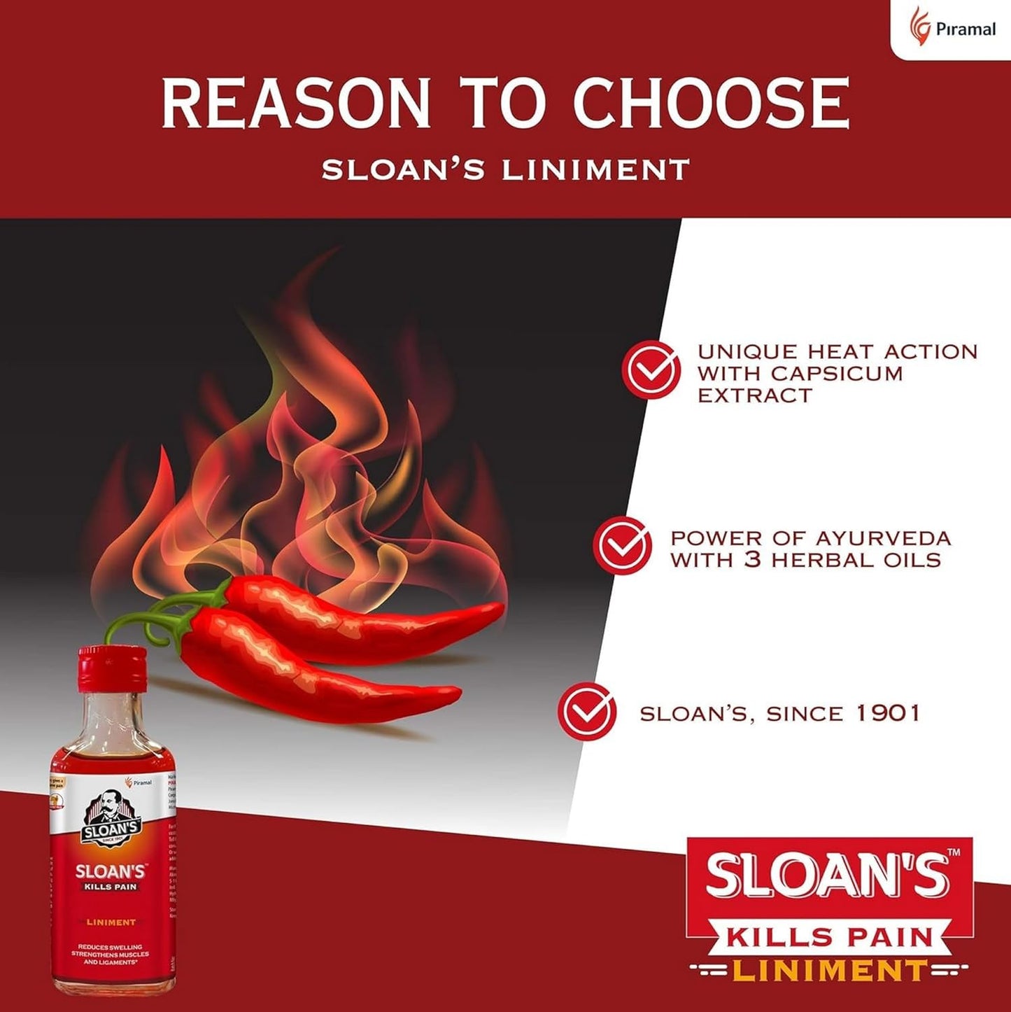 Sloan's Joint Pain Relief - Bottle of 71 ml Liniment Oil