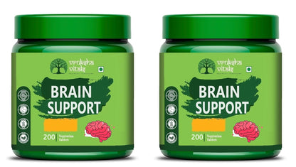 Vruksha Vitals Ginkgo Biloba - Brain Support 200 tablets x Pack of 2