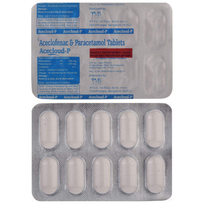 Acecloud-P - Strip of 10 Tablets