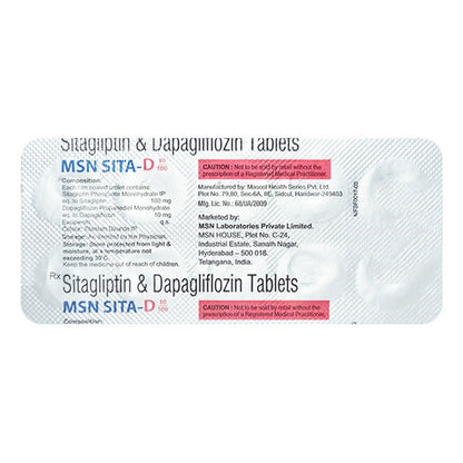 Msn Sita-D 10/100 - Strip of 10 Tablets