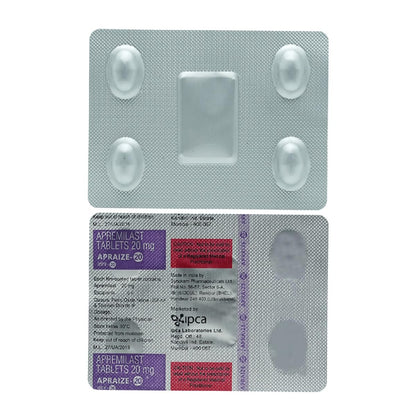 Apraize-20 - Strip of 4 Tablets