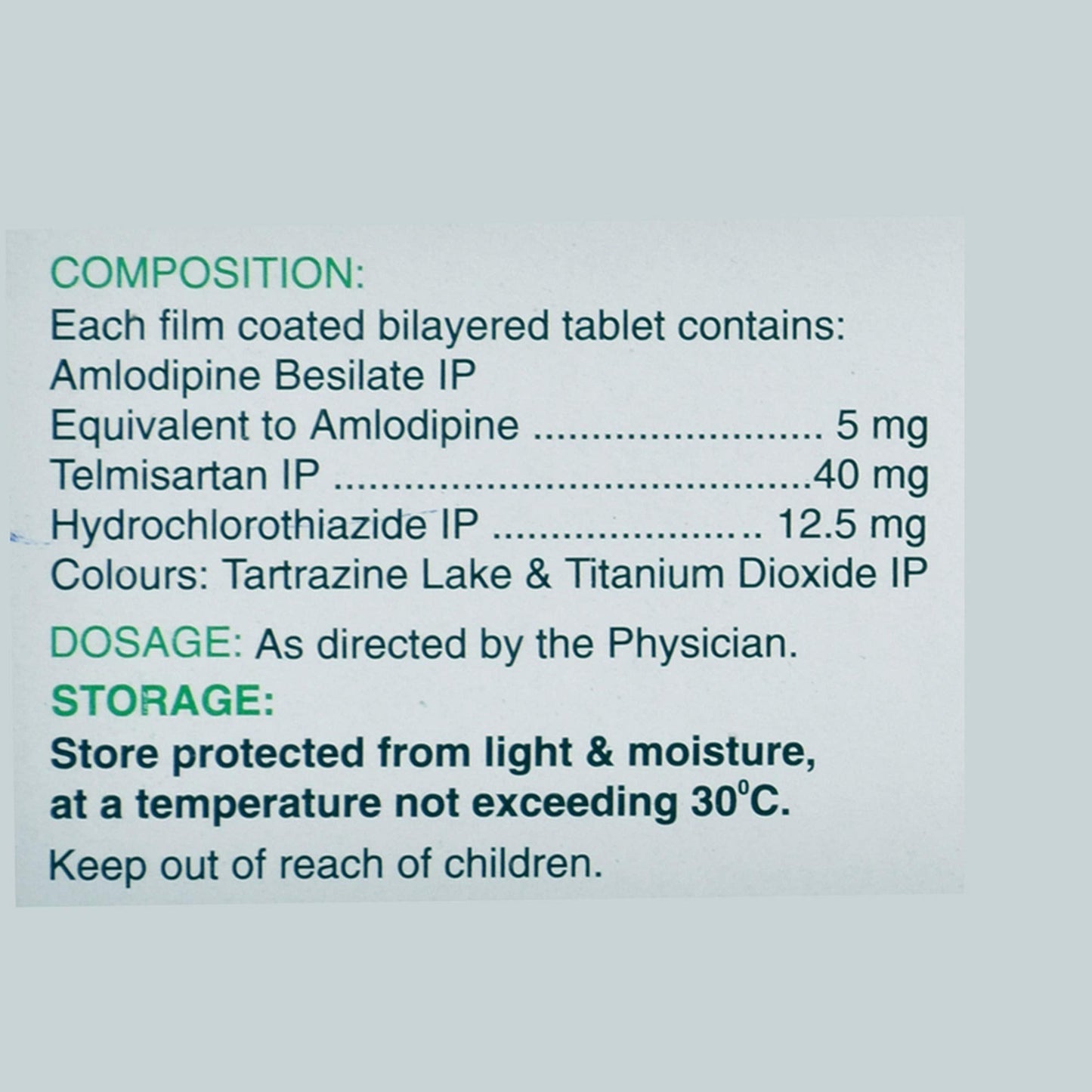 Amodep-TMH - Strip of 10 Tablets