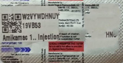 AMIKAMAC 100MG INJECTION