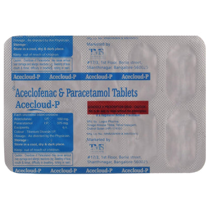 Acecloud-P - Strip of 10 Tablets