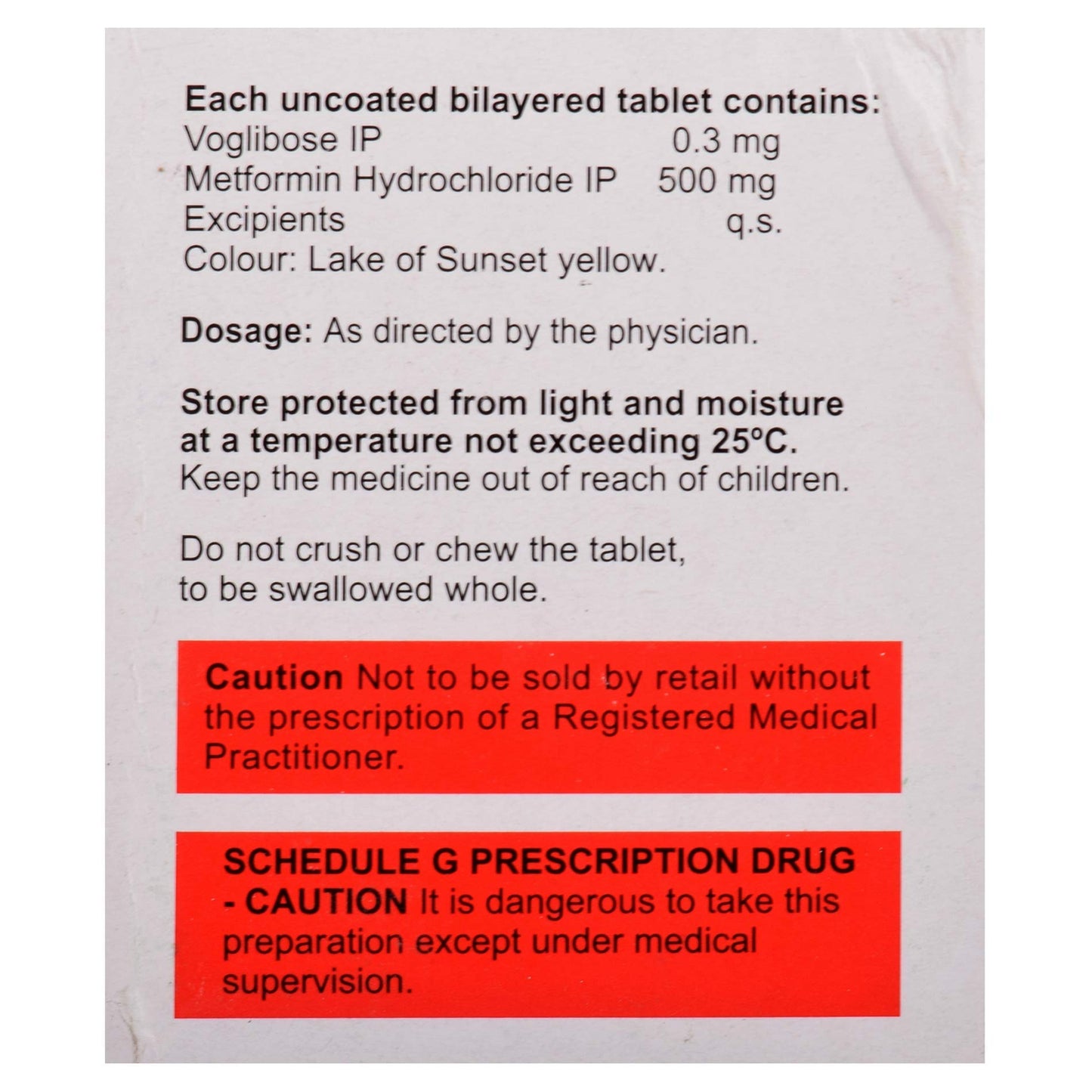 Vogo-M 0.3 - Strip of 10 Tablets