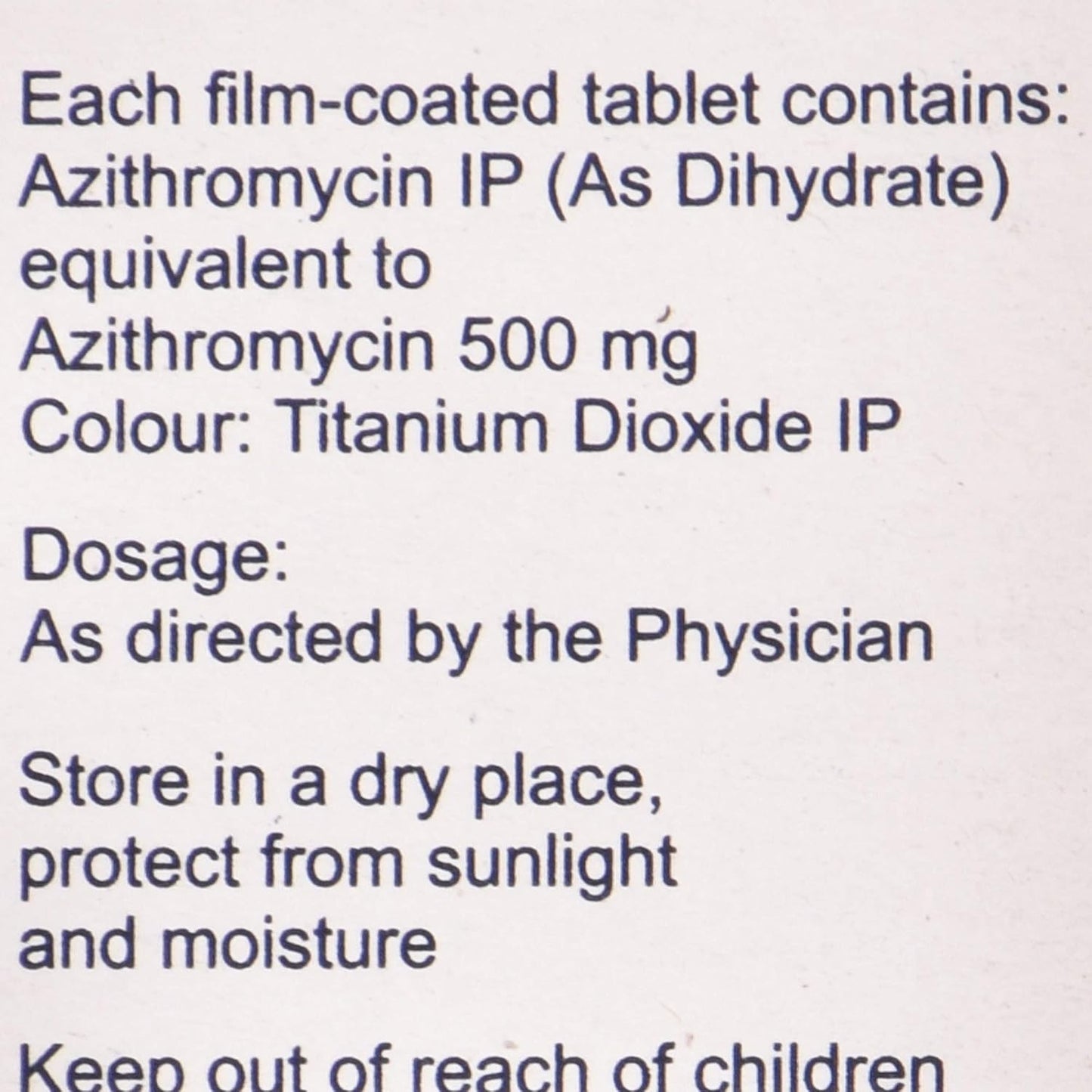 Azibact-500 - Strip of 5 Tablets