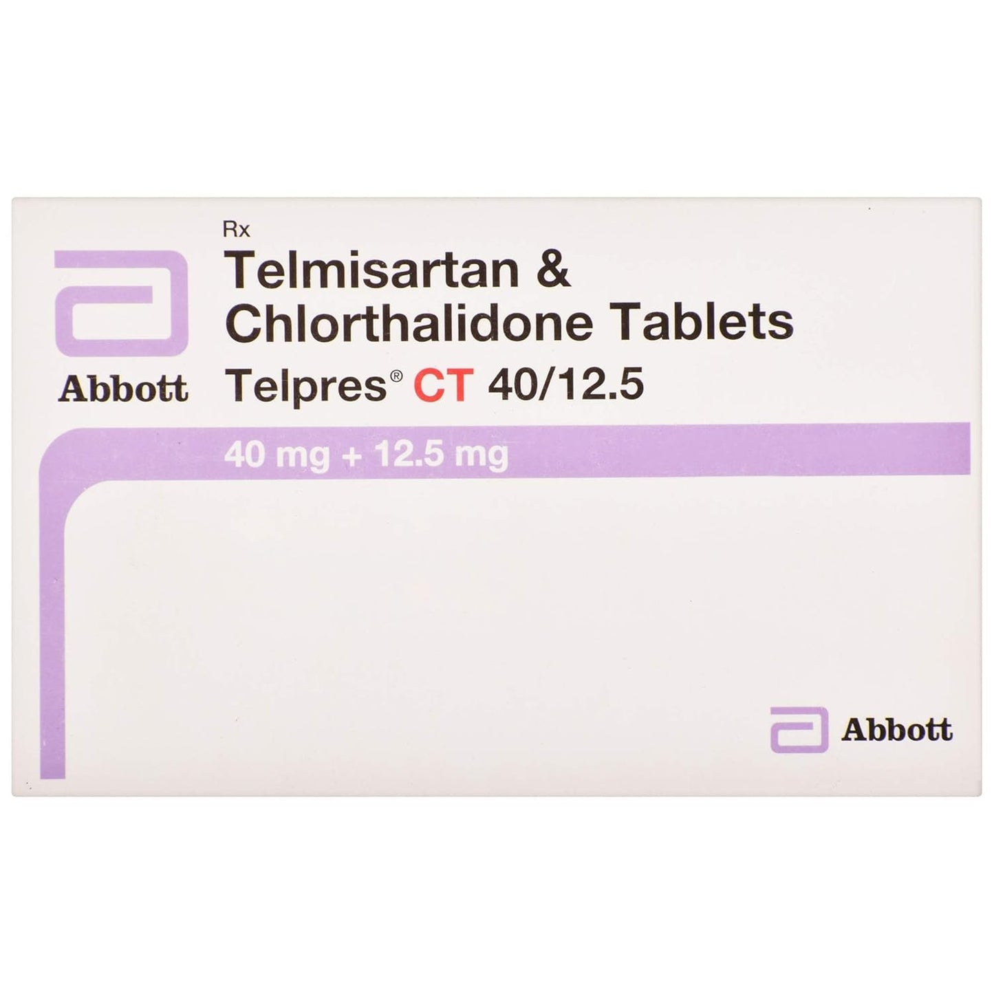 Telpres CT 40/12.5 - Strip of 15 Tablets