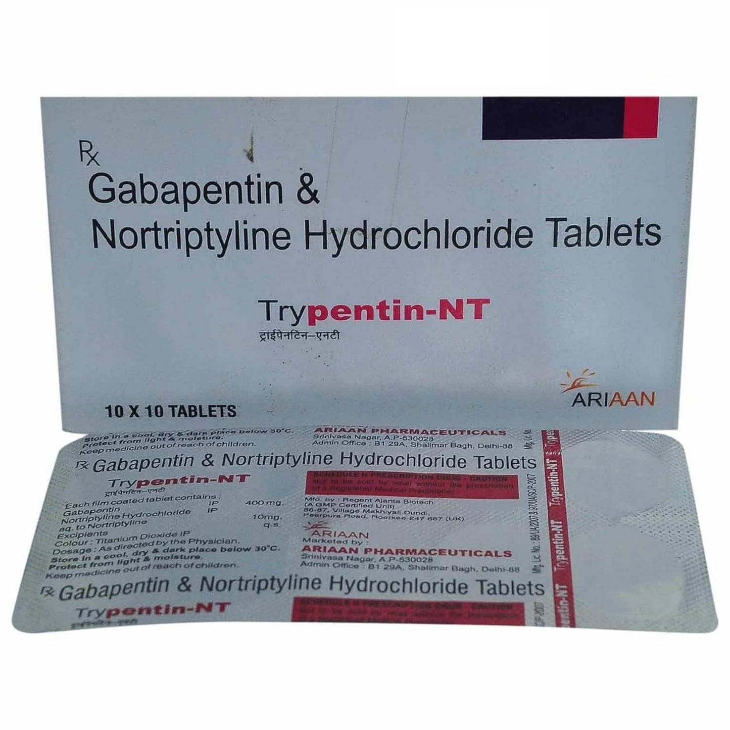 Trypentin Nt - Strip of 10 Tablets