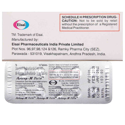 Aricep-M Forte - Strip of 10 Tablets