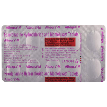 Allegra-M - Strip of 10 Tablets