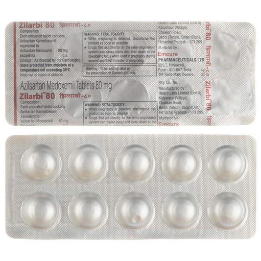 Zilarbi 80 - Strip of 10 Tablets