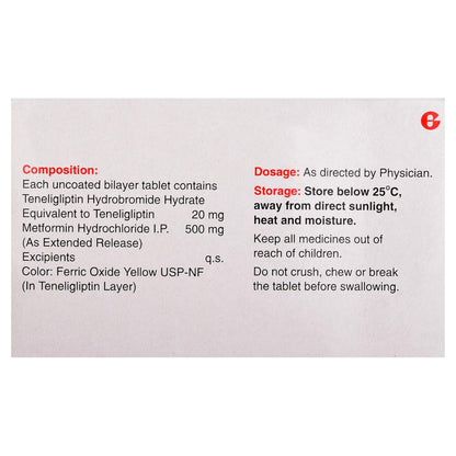 Ziten M 20/500 - Strip of 15 Tablets