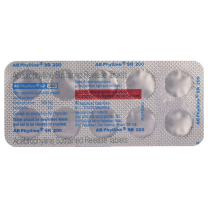 AB Phylline SR 200 - Strip of 10 Tablets