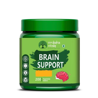 Vruksha Vitals Ginkgo Biloba - Brain Support 200 tablets x Pack of 2