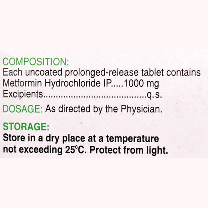 Zoform-SR 1000 - Strip of 10 Tablets