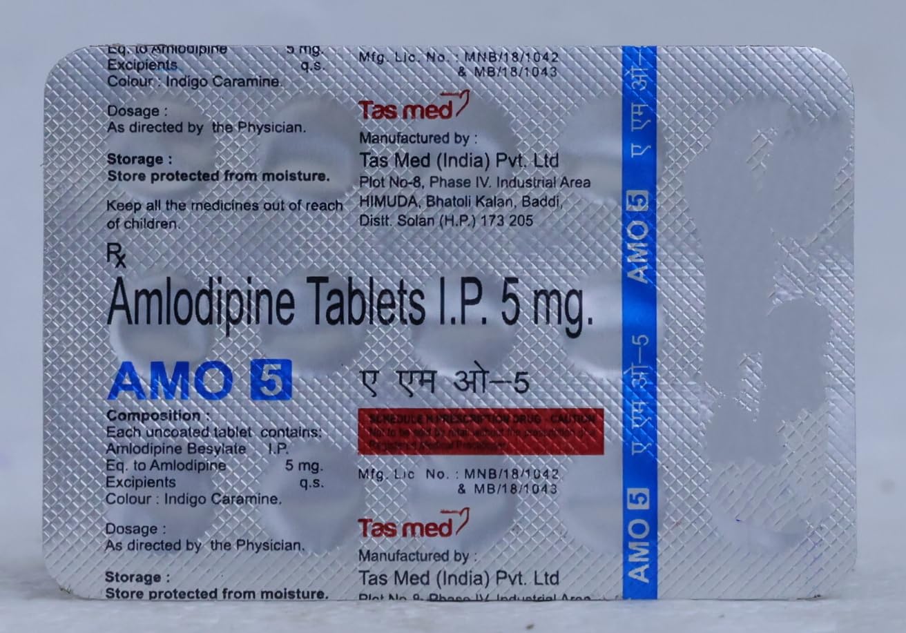 Amo 5 mg - Strip of 15 Tablets