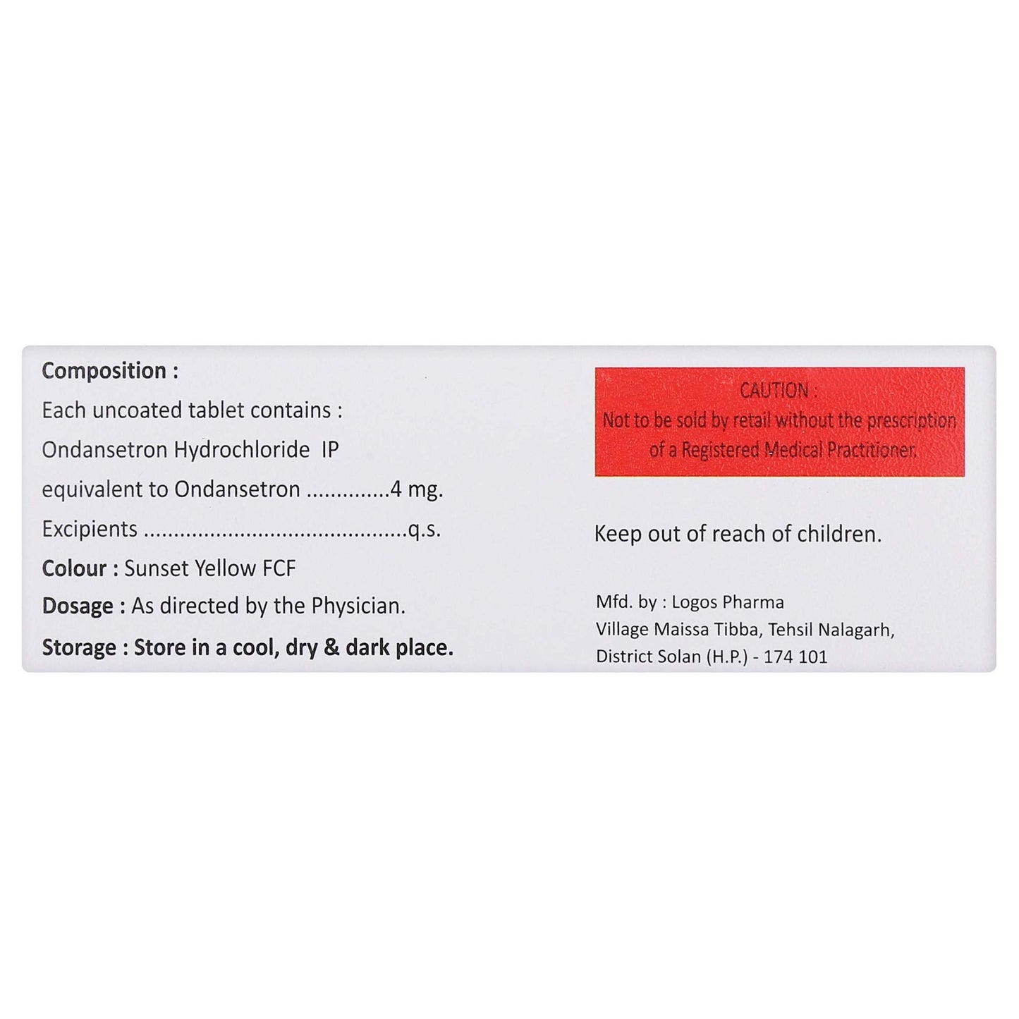 Vomimerz 4MD - Strip of 10 Tablets