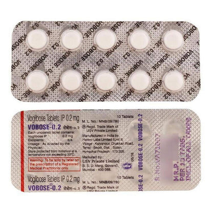 Vobose 0.2 - Strip of 10 Tablets