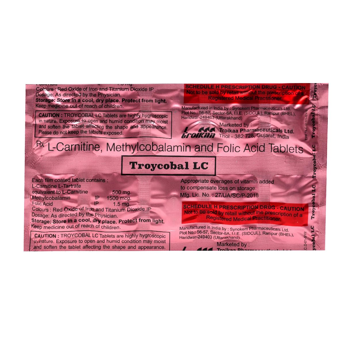 Troycobal LC - Strip of 10 Tablets