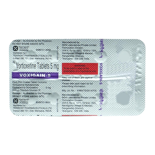 Voxigain 5 - Strip of 10 Tablets