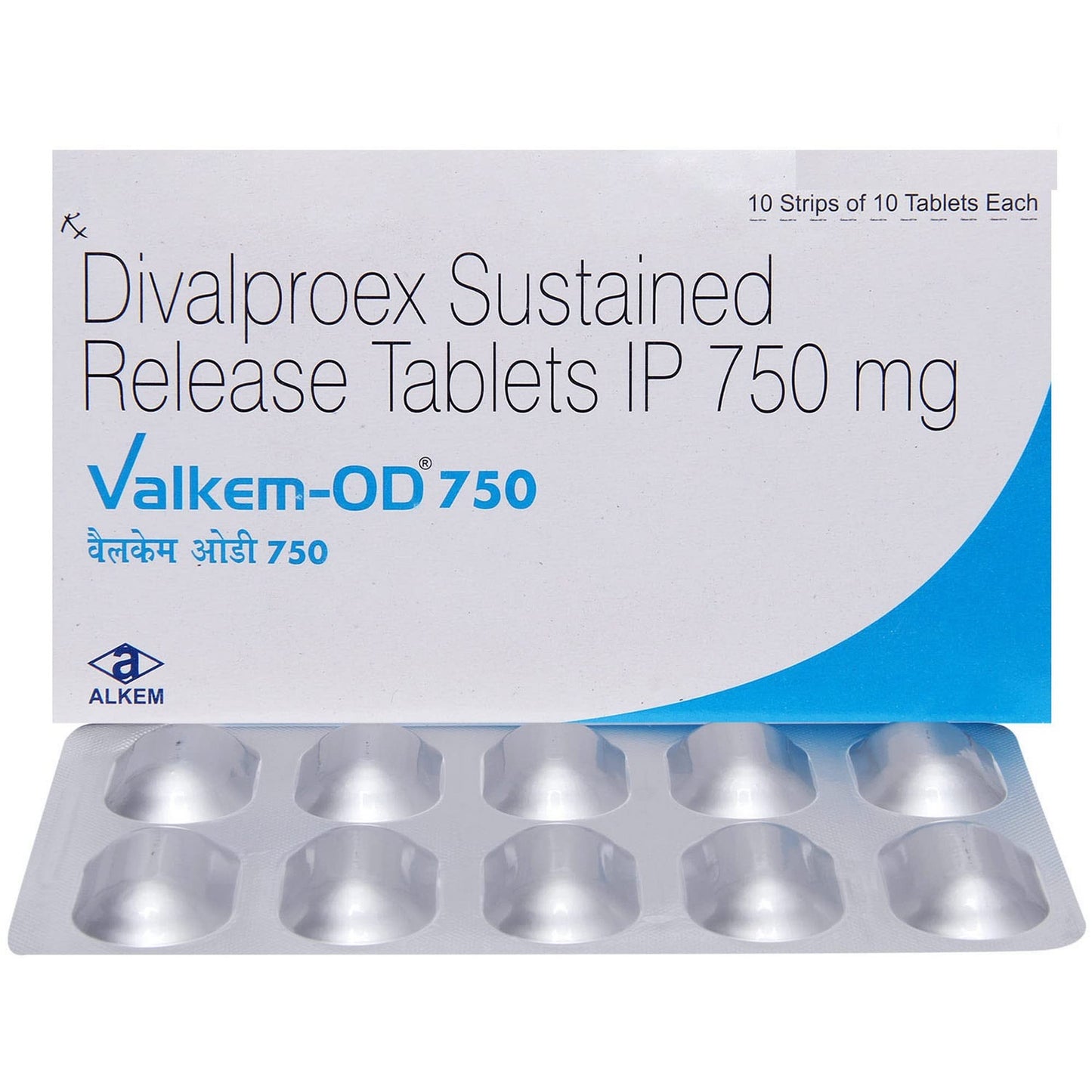 VALKEM OD 750MG - Strip of 10 Tablets