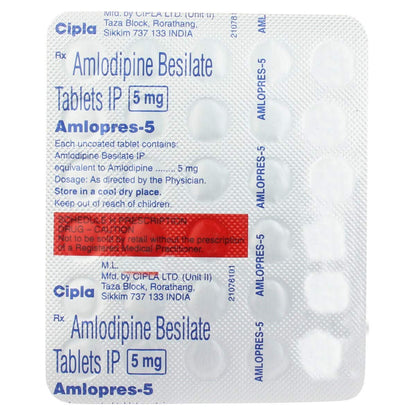 Amlopres-5 - Strip of 30 Tablets