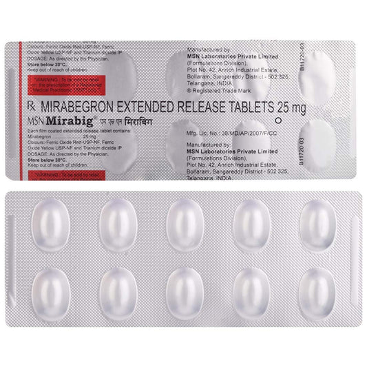 MSN Mirabig - Strip of 10 Tablets