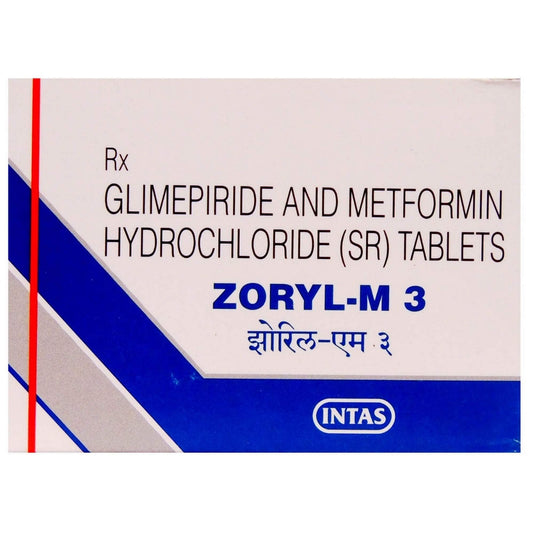 Zoryl-M 3 - Strip of 15 Tablets