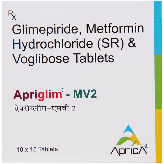 APRIGLIM-MV 2MG - Strip of 15 Tablets