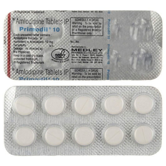 Primodil 10 - Strip of 10 Tablets