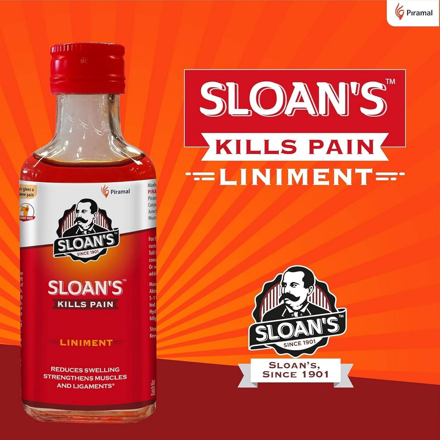 Sloan's Joint Pain Relief - Bottle of 71 ml Liniment Oil