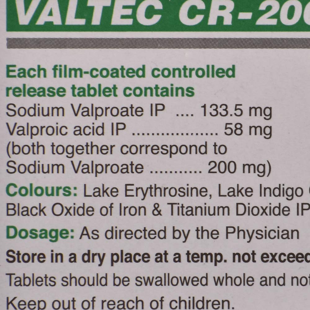 Valtec CR-200 - Strip of 10 Tablets