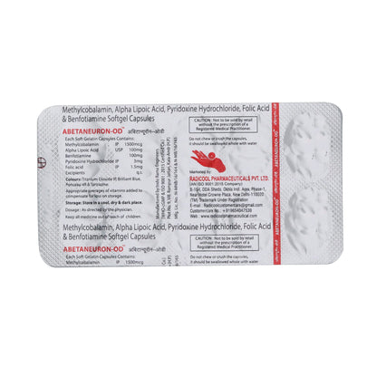 ABETANEURON-OD SOFTGEL - Strip of 10 Capsules