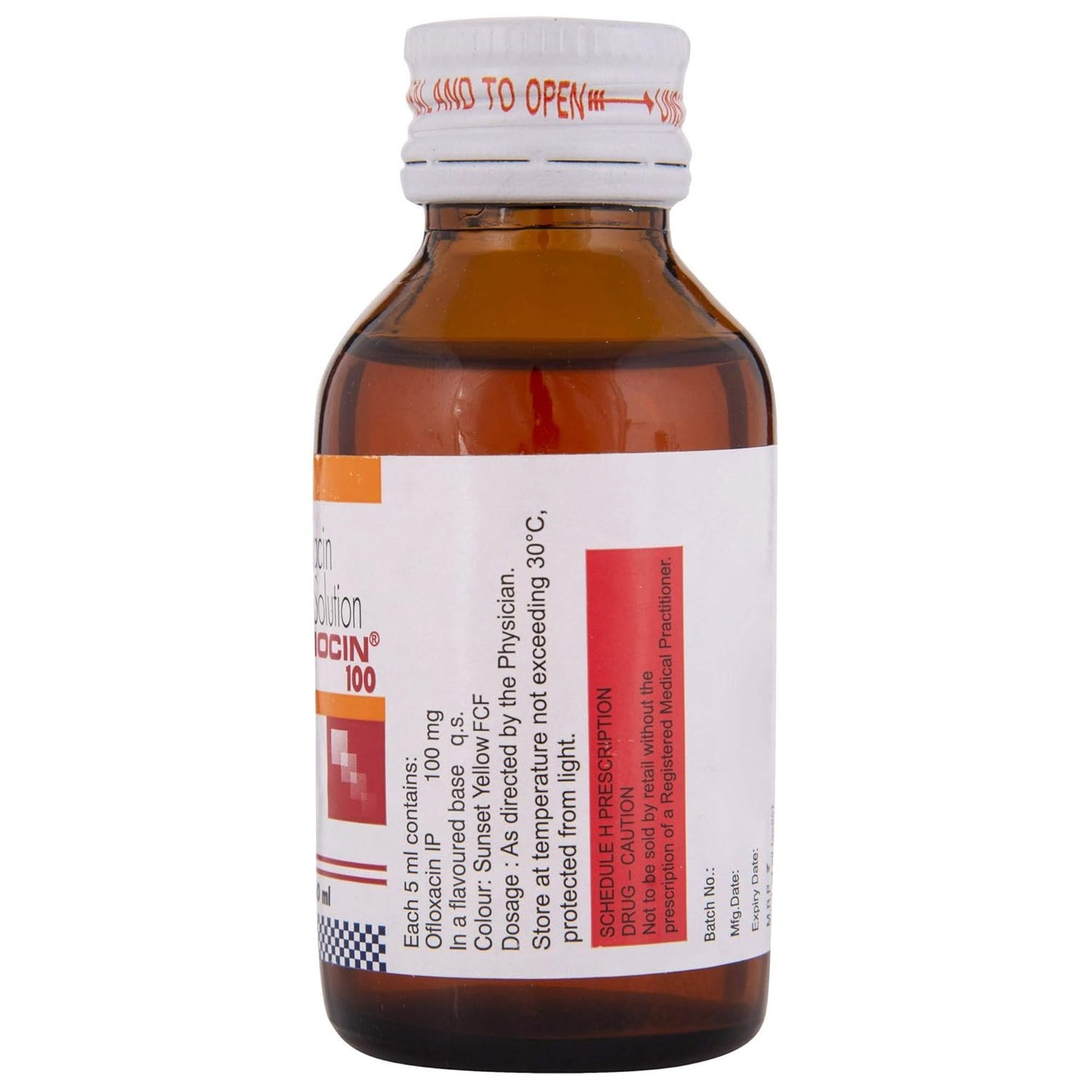 Zanocin 100 - Bottle of 60 ml Oral Solution