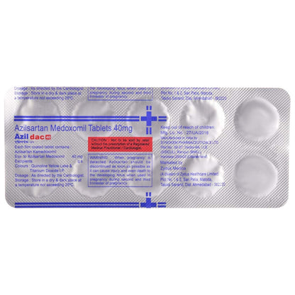 Azildac 40 - Strip of 10 Tablets