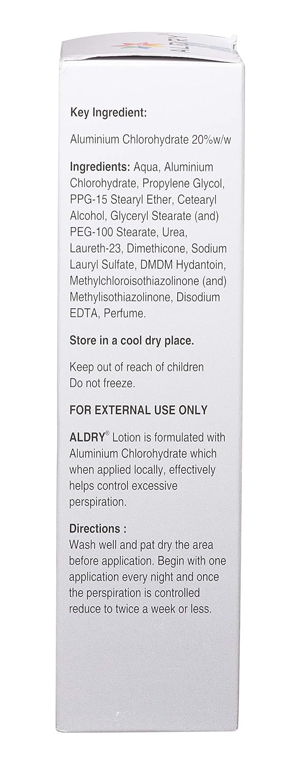 Aldry - Bottle of 150 g Antiperspirant Lotion